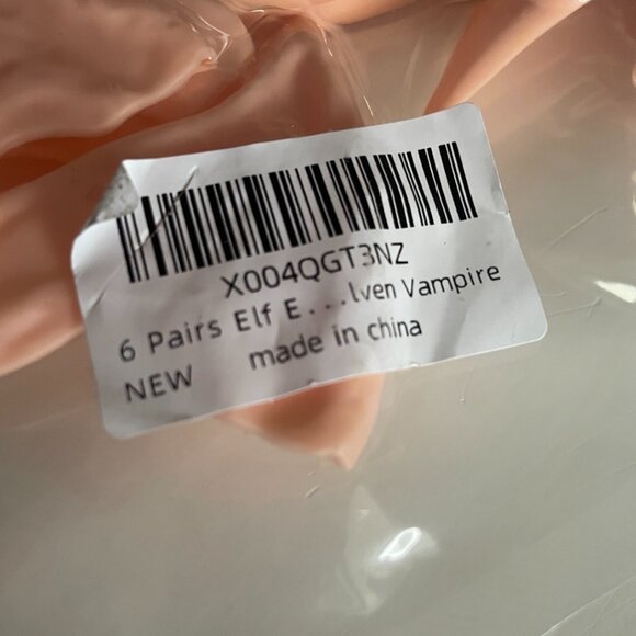 Elf Ear Costume Set β Soft Silicone Pointed Ears - Picture 4 of 4